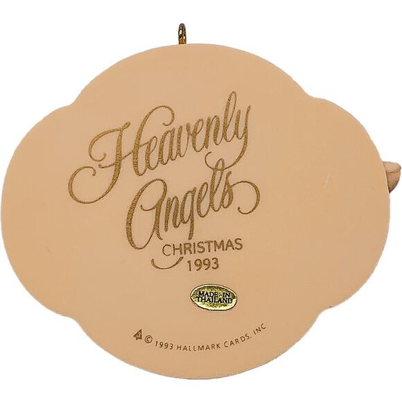 1993 Hallmark Keepsake Heavenly Angels #3 Collector's Series Christmas Ornament - Picture 2 of 5
